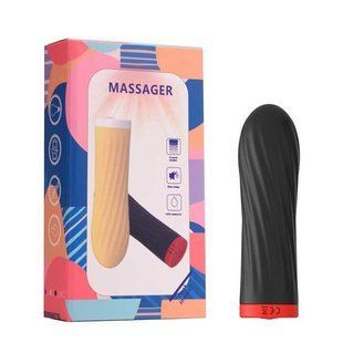 Мінівібратор &laquo;Rechargeable Silicone Touch&raquo; 10 режимів вібрації чорний X0000984-1 фото