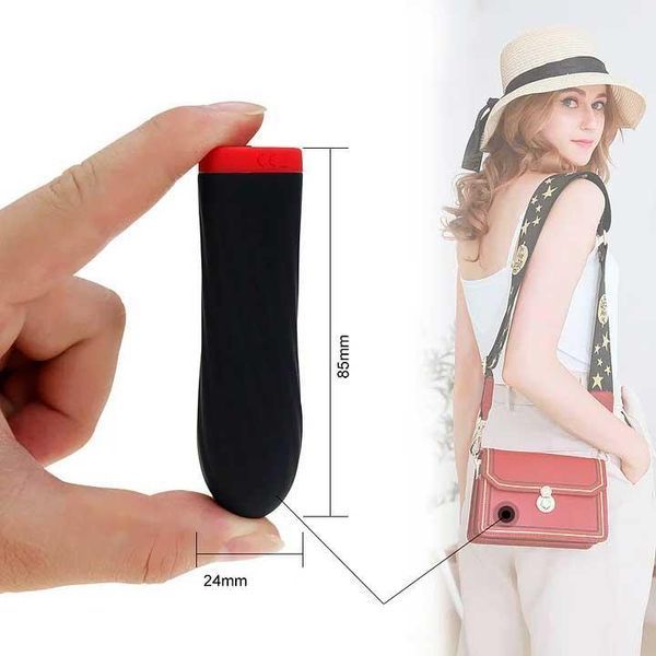 Мінівібратор &laquo;Rechargeable Silicone Touch&raquo; 10 режимів вібрації чорний X0000984-1 фото