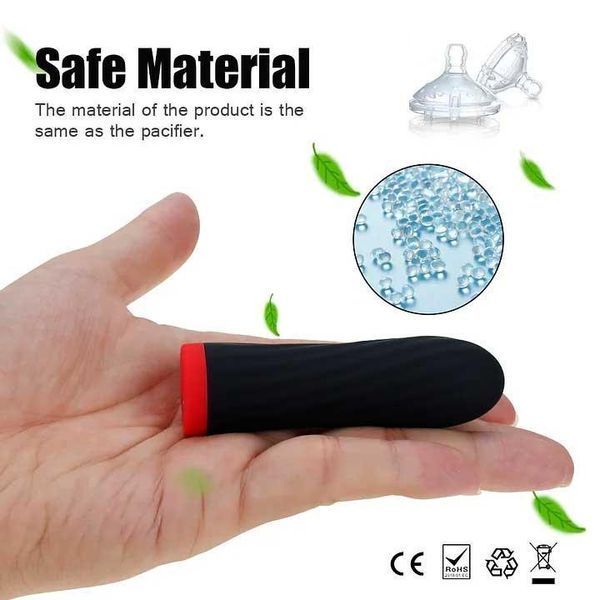 Мінівібратор &laquo;Rechargeable Silicone Touch&raquo; 10 режимів вібрації чорний X0000984-1 фото