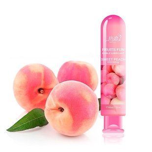 Їстівний лубрикант FRUITS FUN 80мл - Персик - Інтимна змазка X00000123-5 фото
