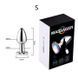 Стальная cветящаяся смарт анальная пробка Magic Motion Equinox USB с Д/У - 7,2*2,8 см &ndash; Анальные игрушки X0000842 фото 2