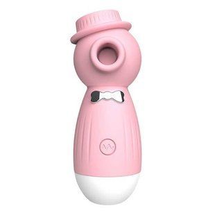 Кліторальний вакуумний вібратор в капелюшку Wo-sex Lilo USB - Рожевий X00001162-1 фото