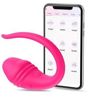Смарт віброяйце Love Spouse USB 9 режимів - Рожевий - Смарт вібратори X0000581-1 фото