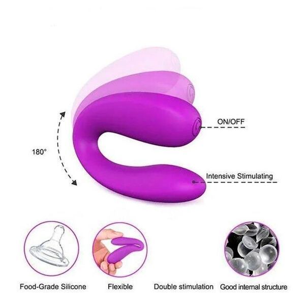 Парный вибратор для двойной стимуляции G-Spot - Розовый &ndash; Вибраторы X00000294-1 фото