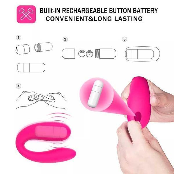 Парный вибратор для двойной стимуляции G-Spot - Розовый &ndash; Вибраторы X00000294-1 фото