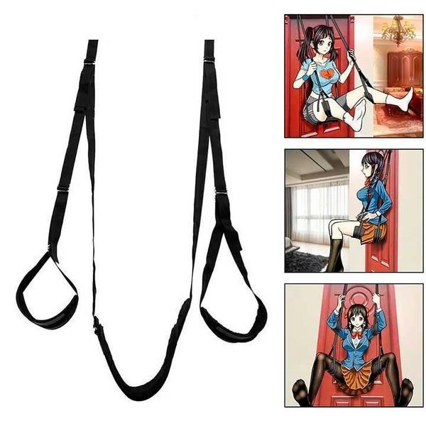 Секс-качели на двери Tentation Door Straps for Bad - Черный&ndash; Садо-мазо X0000351 фото