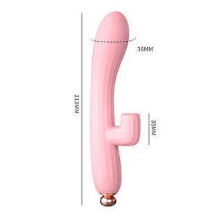 Вакуумный вибратор-кролик LILO Emily USB, розовый X0000591-1 фото