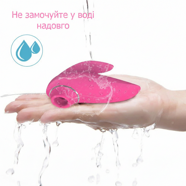Вакуумний жіночий вібратор для клітора з акумулятором і зарядкою від USB Fodrk BN081 Рожевий 1847307599 фото